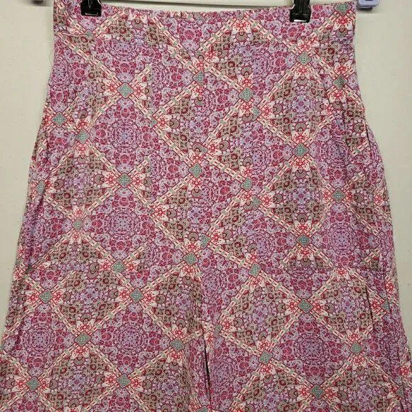 Matilda Jane Live To Be Spoiled XS Wide Leg Pants Boho Hippie Paisley Whimsical - Picture 14 of 16